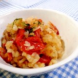 炊飯器で超簡単♡和風トマトとチキンごはん